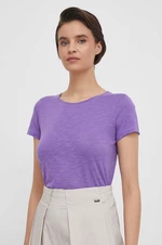 Tričko Sisley dámsky, fialová farba