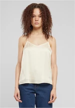 Women's Visse Satin Tank Top - Cream