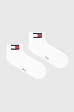 Ponožky Tommy Jeans 2-pak biela farba, 701228223