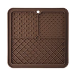 Epic PET Podložka lízací Lick&Snack čtverec hnědý 20x20 cm