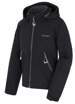 Husky  Salex K black, 122 Detská softshell bunda