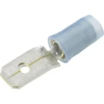 TE Connectivity 140971-2 faston konektor  Šírka zástrčky: 6.3 mm Hrúbka konektora: 0.8 mm 180 ° čiastočne izolované modr