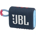 JBL Go 3 Bluetooth® reproduktor vodotesný, prachotesný modrá, ružová