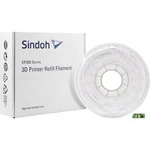 Vlákno pro 3D tiskárny Sindoh 3DP200AWH-R, ABS plast, 1.75 mm, 600 g, bílá