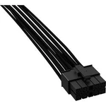 PC, napájecí kabel BeQuiet BC061, [1x ATX zástrčka 8pólová - 1x ATX zástrčka 8pólová], 0.70 m, černá