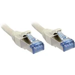 Síťový kabel RJ45 LINDY 47134, CAT 6A, S/FTP, 2.00 m, šedá