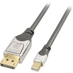 DisplayPort kabel LINDY [1x zástrčka DisplayPort - 1x mini DisplayPort zástrčka] šedá 5.00 m