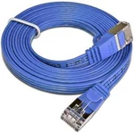 Síťový kabel RJ45 Slim Wirewin PKW-STP-SLIM-KAT6 0.5 BL, CAT 6, U/FTP, 0.50 m, modrá