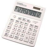 Citizen SDC-444X stolní kalkulačka bílá Displej (počet míst): 12 na baterii, solární napájení (š x v x h) 155 x 206 x 33.5 mm