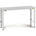 Manuflex LU7023.7035 ESD pracovní stůl univerzální speciální základní stůl s kaučuk, Šxhxv = 1250 x 600 x 722-1022 mm