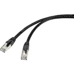 Síťový kabel RJ45 Renkforce RF-4538204, CAT 6A, S/FTP, 30.00 m, černá