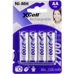 Akumulátor AA Ni-MH XCell X2700AA B4, 2700 mAh, 1.2 V, 4 ks