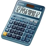 Casio DF-120EM stolní kalkulačka modrá Displej (počet míst): 12 solární napájení (d x š) 126 mm x 179 mm