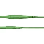 Schützinger MSFK B441 / 1 / 100 / GN měřicí kabel [zástrčka 4 mm - zástrčka 4 mm] zelená