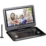 Přenosná TV s DVD přehrávačem 29.2 cm 11.5 palec Denver MT-1150T2H napájení z akumulátoru, vč. antény DVB-T, vč. 12V připojovacího kabelu do auta, s i