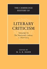 The Cambridge History of Literary Criticism