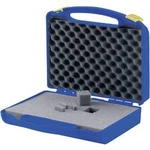 Plastový kufr s pěnovou výplní, 280 x 250 x 85 mm, modrá