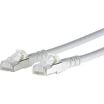 Síťový kabel RJ45 Metz Connect 1308453088-E, CAT 6A, S/FTP, 3.00 m, bílá