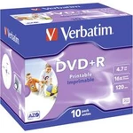 DVD+R 4.7 GB Verbatim 43508, s potiskem, 10 ks, Jewelcase