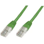 Síťový kabel RJ45 Digitus DK-1511-005/G, CAT 5e, U/UTP, 0.50 m, zelená