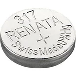 Knoflíková baterie na bázi oxidu stříbra Renata SR62, velikost 317, 10,5 mAh, 1,55 V