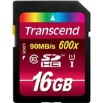 Karta SDHC, 16 GB, Transcend Ultimate TS16GSDHC10U1, Class 10, UHS-I