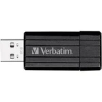 USB flash disk Verbatim Pin Stripe 49062, 8 GB, USB 2.0, černá