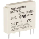 Úzké miniaturní relé série NY Takamisawa NY-05W-K-IE, 5 A 125 V/DC/270 V/AC 750 VA/90 W