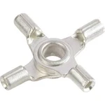 Křížové oko Vogt Verbindungstechnik 3509a4 3509a4, průřez 1 mm², průměr otvoru 4 mm, bez izolace, kov, 1 ks