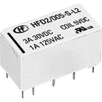 Miniaturní relé HFD2 3 A HFD2/005-S-L2-D, 3 A , 220 V/DC/ 250 V/AC , 125 VA/ 90 W