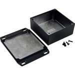 Univerzální pouzdro Hammond Electronics 1590WYFLBK 1590WYFLBK, 92 x 92 x 42 , hliník, černá, 1 ks