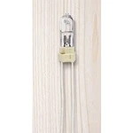 Objímka pro žárovku G9 Basetech YF-210B G9, 230 V, 500 W, bílá