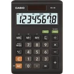 Casio MS-8B stolní kalkulačka černá Displej (počet míst): 8 solární napájení, na baterii (š x v x h) 103 x 29 x 147 mm