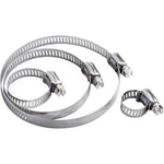 Hadicové spony TRU COMPONENTS 1571805, 13 do 19 mm, stříbrná, 1 ks