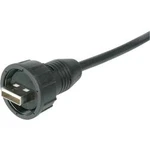 USB konektor 2.0 - IP67 zástrčka, rovná TRU COMPONENTS TC-A-KAB-USBA-MS-1M-203 USB A zástrčka s 1 m kabelem, 1 ks