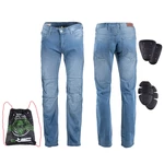 Pánské moto jeansy W-TEC Shiquet  3XL  modrá