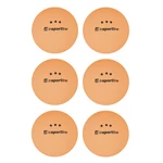 Pingpongové míčky inSPORTline Elisenda S3 6ks  oranžová