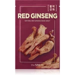 The Saem Natural Mask Sheet Red Ginseng plátýnková maska pro kompletní péči 21 ml