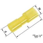 Faston zásuvka LAPP 61794971 6.3 mm x 0.8 mm, 180 °, plná izolace, žlutá, 50 ks