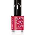 Rimmel Super Gel By Kate gelový lak na nehty bez užití UV/LED lampy odstín 042 Rock n Roll 12 ml