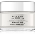 Revolution Skincare Hyaluronic Acid noční hydratační maska na obličej 50 ml