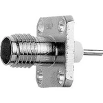 SMA konektor Telegärtner J01151A0641 - přírubová zásuvka, 50 Ω, 1 ks