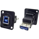 XLR adaptér USB 3.0 B zásuvka ⇔ USB-A 3.0 adaptér, vestavný Cliff CP30206N 1 ks