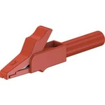 Bezpečnostní krokosvorka Stäubli SAGK4-K 24.0157-22, CAT II, červená