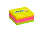 Samolepicí mini kostky 51x51mm, 250 lístků, neon žlutý mix