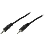 Jack audio kabel LogiLink CA1050, 2.00 m, černá (matná)