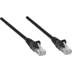 Intellinet 347440 RJ45 sieťové káble, prepojovacie káble CAT 5e U/UTP 25.00 cm čierna  1 ks