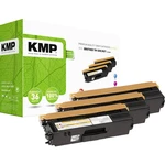 KMP sada tonerov náhradný Brother TN-325C, TN-325M, TN-325Y, TN325C, TN325M, TN325Y kompatibilná zelenomodrá, purpurová KMP sada tonerov náhradný Brother TN-325C, TN-325M, TN-325Y, TN325C, TN325M, TN325Y kompatibilná zelenomodrá, purpurová