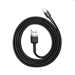Baseus Cafule Cable USB/Lightning 2.4A 1m, szürke/fekete