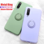 Bakeey Metal Ring Holder Shockproof Soft Silicone Protective Case For Xiaomi Mi 9 / Xiaomi Mi9 Mi 9 Transparent Edition